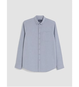 LCWAIKIKI Classic Mavi Regular Fit Armürlü Erkek Gömlek