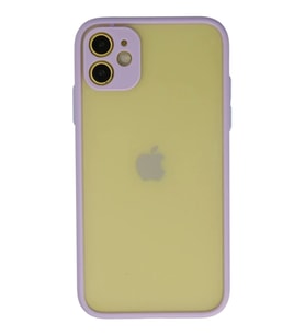Newface Apple iPhone 11 Kılıf Montreal Silikon Kapak - Mor