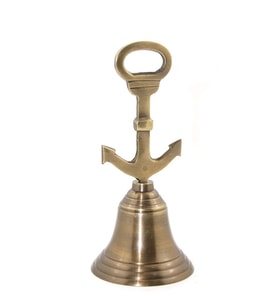 Pirinç Çapalı El Çanı 17.5 Cm
