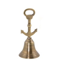 Pirinç Çapalı El Çanı 17.5 Cm