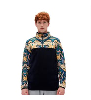 Bad Bear 210221007 Mirage Half-Zip Polar Sweatshirt Mavi