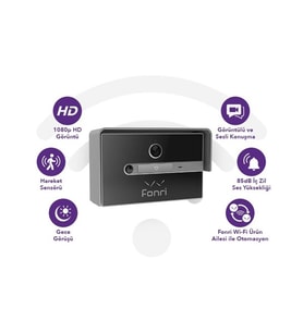 Fonri Wf3-El3-0502-02 Wıfı Kablosuz Akıllı Kapı Zili