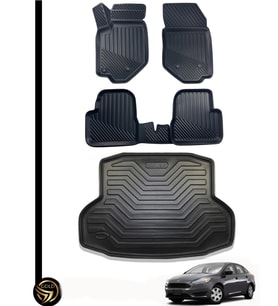 Ford Focus 3 Sedan 3D Havuzlu Paspas Ve Bagaj Havuzu İkili Set