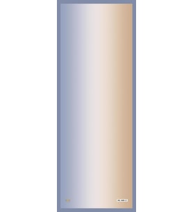 Degrade Desen Dora Saten Seri Şal Eşarp Askısı İle Birlikte 75x200 Mavi gri-75x2