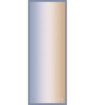 Degrade Desen Dora Saten Seri Şal Eşarp Askısı İle Birlikte 75x200 Mavi gri-75x2