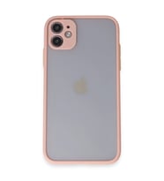Apple iPhone 11 Kılıf Montreal Silikon Kapak - Pembe
