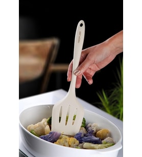 Neoflam Silikon Izgaralı Spatula Bej
