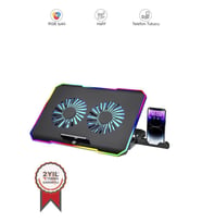 Torima CF-04 Ayarlanabilir Dizüstü Bilgisayar Rgb Soğutma Fanı Siyah