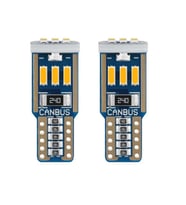 Dekoratif Led Ampul T10-15Smd 4014 Canbus 12V Çift Turuncu / Laam863 (Karışık)