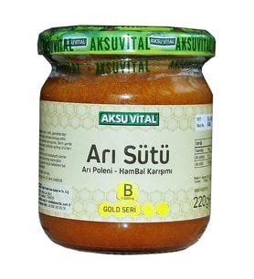 Arı Sütü Polen Bal Karışımı B 7.000 Mg Gold Seri 220 Gr