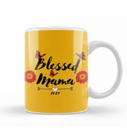Blessed Mama Funny Mother Blessed Mama   Mom Life Summer Mommy 2021 Kupa Bardak Porselen