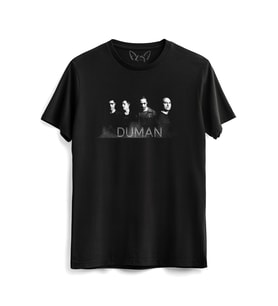 DUMAN Dijital Baskılı Çocuk Siyah Tshirt