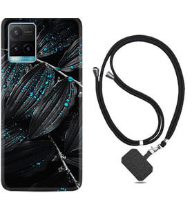 Vivo Y11S Y21S Y20 Y20S Y70 Kılıf Boyun Askılı Silikon Foid Green 1643