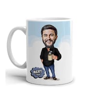 Kişiye Özel Erkeğe Hediye Karikatürlü Kupa Bardak
