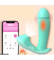 ETSMagaza USB Şarjlı Telefondan Kumandalı Isıtıcılı Klitoris Emme Fonksiyonlu Teknolojik Vibratör