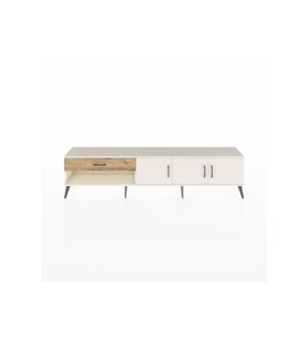 Arges TV Ünitesi 2 Raflı Tek Çekmeceli 3 Kapaklı 220x30x51 Aytaşı-Aytaşı/Çam