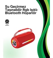 Rgb Işıklı Taşınabilir Hoparlör – Çoklu Bağlantı Desteği