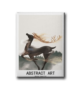 Abstract Art Canvas Tablo MİND738