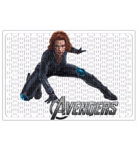 Viuva Negra Avengres Puzzle 240 Parça Yapboz