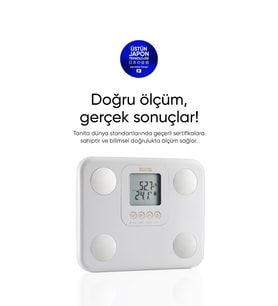 Akıllı Dijital Vücut Analiz Tartısı, Kilo ve Yağ Ölçer, Kas ve Sıvı Takip