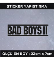 bad boys kötü cocuklar etiket sticker - 2 adet çıkartma araba motosiklet kask atv tablet pc buzdolabı otomobil bilgisayar uyumlu