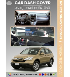 HONDA CR-V (2007-2012) Torpido Örtüsü Ön Göğüs Koruma Torpido Koruma Tam Uyum UV Koruma Kolay Montaj