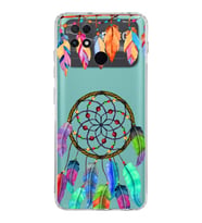 PrintiFy Xiaomi Poco C40 ile Uyumlu 1mm Slim Fit Nazar Boncuğu 6 Baskılı Şeffaf  Kılıf