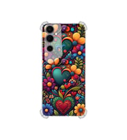 PrintiFy Tecno Pova Neo2 ile Uyumlu Düşlerin Dansı Serisi Çiçeklerin Dansı Tasarımlı Uv Baskılı Köşe Korumalı Antişok Kılıf