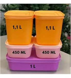 Tupperware Alaska 5 Li Derin Dondurucu Ve Buzdolabı Saklama Kabı