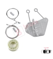 Smart Fortwo MK1 450 1998-2007 Coupe Cabrio Convertible C0002702 İçin Elektrikli Sağ Cam Kriko Seti