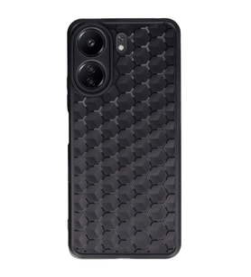 Xiaomi Redmi 13c Kılıf Petek Silikon Kapak - Siyah
