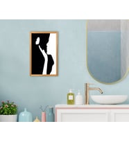 BK Home Banyo Dekoratif Retro Ahşap Tablo-4