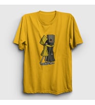 Presmono Unisex Sarı Hug Little Nightmares T-Shirt 159711tt (Sarı)