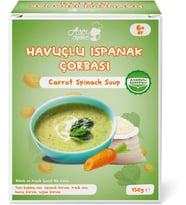 Aşçı Anne Havuçlu Ispanak Çorbası - 6+ Ay - 150G