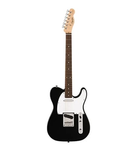 Squier 0379670506 Debut Telecaster Elektro Gitar (Siyah)  Başlangıç Seviyesi Laurel Klavye ve Dayanıklı Siyah Gövde