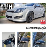 Opel Astra H Batman Yarasa Ayna Kapağı Piano Black 2004-2009