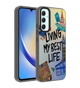 Galaxy A34 Kılıf Desenli Zore Dragon Sert Kılıf Seyahat