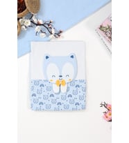 Erkek Bebek Çift Katlı Natural Penye Battaniye STL6981 (Ekru)