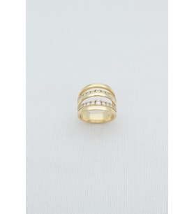 STİL İNCİSİ/XUPING JEWELRY ÇOKLU ZİRKON TAŞLI YÜZÜK