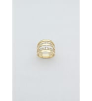 STİL İNCİSİ/XUPING JEWELRY ÇOKLU ZİRKON TAŞLI YÜZÜK