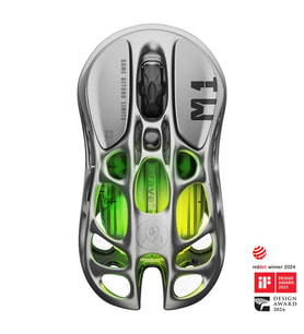 Gravastar Mercury M1 Pro RGB 26.000 DPI Optik Gaming Mouse, Kablosuz, Gunmetal Gray