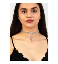 Kadın Yılan Model Zirkon Taşlı Gümüş Pırlanta Abiye Düğün Nişan Söz Balo Tasma Gerdanlık Choker Takı