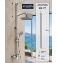 Yağmur Duş Kısa Spiral 70 cm Acar 18.07.600