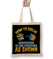 Rubix Cube How To Solve Rotate The Sides To Positions Shown Bez Çanta Uzun Saplı