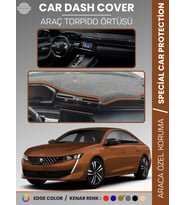 PEUGEOT 508 (2018-2024) Torpido Örtüsü Ön Göğüs Koruma Torpido Koruma Birebir Uyum Kaymaz Özel Kesim