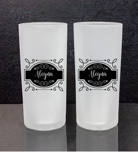 eJOYA Kişiye Özel 2'li Rakı Bardağı 111415