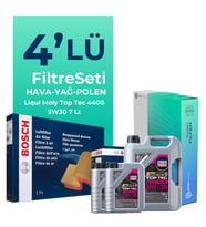 BOSCH Renault Latitude 2.0 Dizel Filtre Bakım Seti Liqui Moly Motor Yağlı (2010-2015) 4 Lü