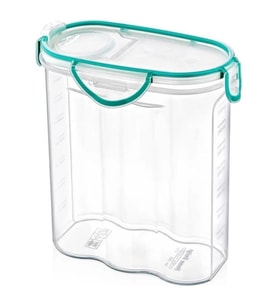 River World Kilitli Kapaklı Contalı Hava,Su Sıvı Geçirmez 2,4 Litre Erzak Saklama Kabı