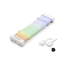 24 Pin Argb Anakart Güç Uzatma Kablosu Bükülebilir 2 Mm 108 Led Beyaz ND2812W