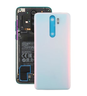 Xiaomi Redmi Note 8 Pro Uyumlu Arka Pil Batarya Kapağı M1906G7G (Beyaz)